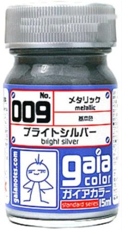 Gaia Metallic Color 009 Bright Silver 15ML