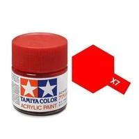STEVENS Tamiya Color Red Mini Acrylic Gloss Finish X-7