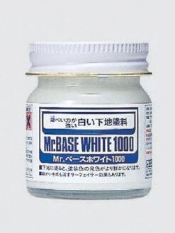 Bandai Mr Base White 1000 40ml SF283 Gunze GSI Creos Paint Supply Bottle Primer Jar