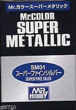 N/A MR HOBBY GUNZE SANGYO COLOR SUPER METALLIC SM01 SILVER
