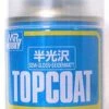 Mr Hobby Top Coat SEMI GLOSS 86ml Sealant Spray B502 GSI Creos Paint Sealant Can