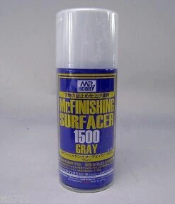 Bandai MR HOBBY GUNZE SPRAY 170ml FINISHING SURFACER 1500 Gray B527
