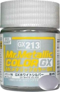 Mr. Hobby GX213 Mr. Metallic Color GX White Silver