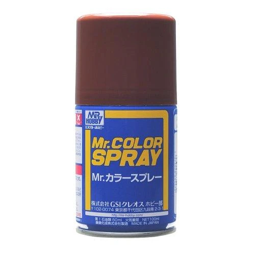 Mr. Hobby MR COLOR SPRAY 100ML HULL RED SEMI-GLOSS #29 1 Mr. Hobby MR COLOR SPRAY 100ML HULL RED SEMI-GLOSS #29