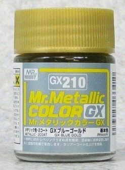 Mr. Hobby GX210 Mr. Metallic Color GX Metallic Blue Gold