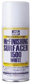 Mr Finishing Surfacer 1500 White B529 (Aerosol Type)