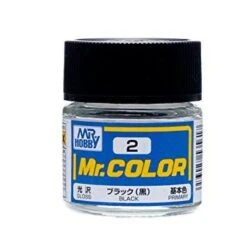 Bandai C2 Mr. Color Black (Gloss/Primary)