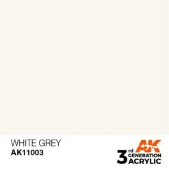 AK Interactive 3rd Gen Acrylic White Grey 17ml