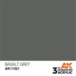 AK Interactive 3rd Gen Acrylic Basalt Grey 17ml