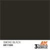 AK Interactive 3rd Gen Acrylic Smoke Black 17ml