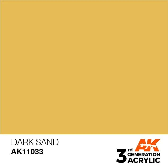 AK Interactive 3rd Gen Acrylic Dark Sand 17ml 1 AK Interactive 3rd Gen Acrylic Dark Sand 17ml