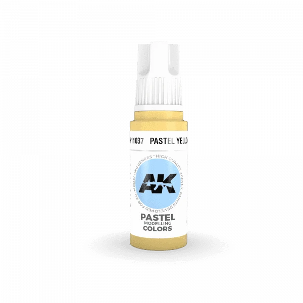 AK Interactive 3rd Gen Acrylic Pastel Yellow 17ml 2 AK Interactive 3rd Gen Acrylic Pastel Yellow 17ml - Image 2
