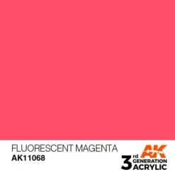 AK Interactive 3rd Gen Acrylic Fluorescent Magenta 17ml