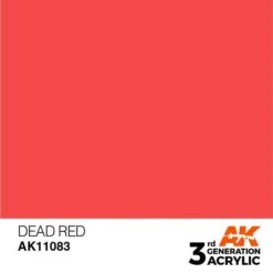 AK Interactive 3rd Gen Acrylic Dead Red 17ml