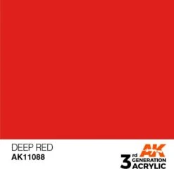 AK Interactive 3rd Gen Acrylic Deep Red 17ml