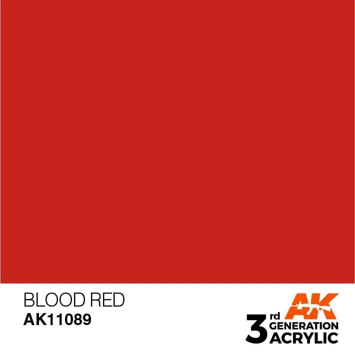 AK Interactive 3rd Gen Acrylic Blood Red 17ml 1 AK Interactive 3rd Gen Acrylic Blood Red 17ml