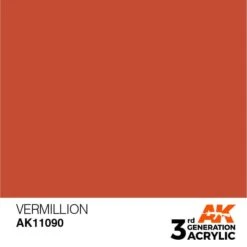AK Interactive 3rd Gen Acrylic Vermillion 17ml