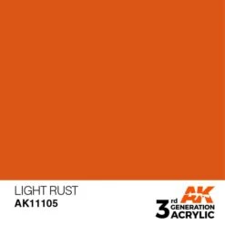 AK Interactive 3rd Gen Acrylic Light Rust 17ml