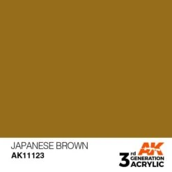 AK Interactive 3rd Gen Acrylic Japanese Uniform Brown 17ml