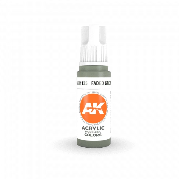 AK Interactive 3rd Gen Acrylic Faded Green 17ml 2 AK Interactive 3rd Gen Acrylic Faded Green 17ml - Image 2