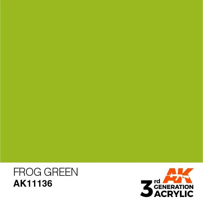 AK Interactive 3rd Gen Acrylic Frog Green 17ml 1 AK Interactive 3rd Gen Acrylic Frog Green 17ml