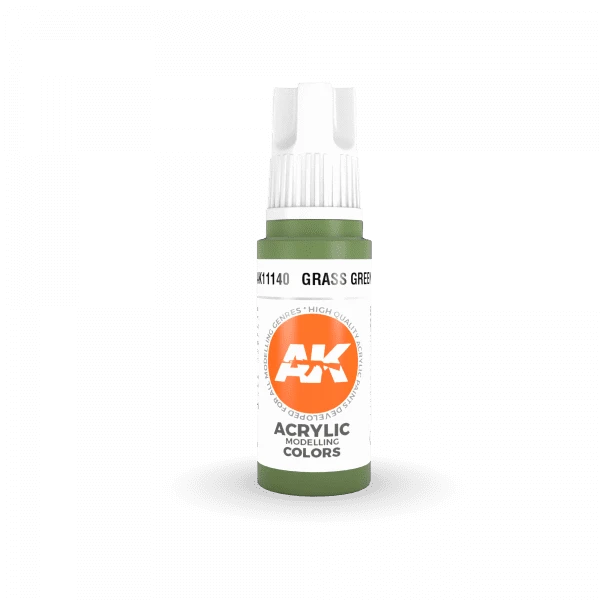 AK Interactive 3rd Gen Acrylic Grass Green 17ml 2 AK Interactive 3rd Gen Acrylic Grass Green 17ml - Image 2