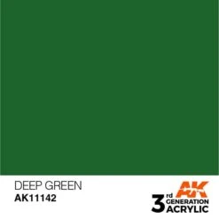 AK Interactive 3rd Gen Acrylic Deep Green 17ml