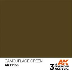AK Interactive 3rd Gen Acrylic Camouflage Green 17ml