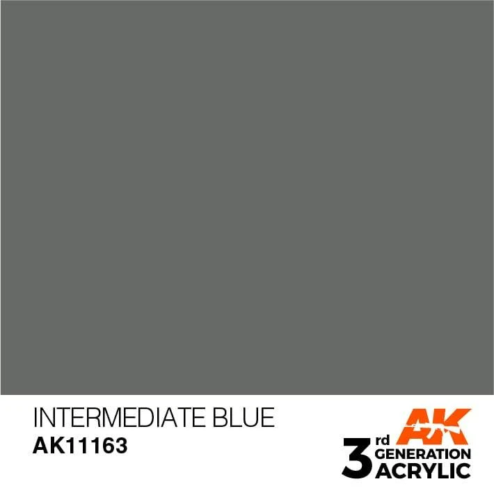 AK Interactive 3rd Gen Acrylic Intermediate Blue 17ml 1 AK Interactive 3rd Gen Acrylic Intermediate Blue 17ml