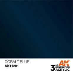 AK Interactive 3rd Gen Acrylic Cobalt Blue 17ml