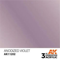 AK Interactive 3rd Gen Acrylic Anodized Violet 17ml