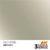 AK Interactive 3rd Gen Acrylic Oily Steel 17ml