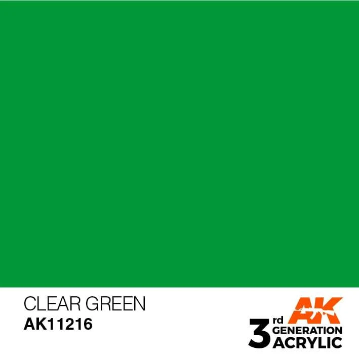 AK Interactive 3rd Gen Acrylic Green 17ml 1 AK Interactive 3rd Gen Acrylic Green 17ml