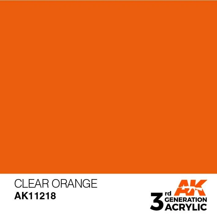 AK Interactive 3rd Gen Acrylic Orange 17ml 1 AK Interactive 3rd Gen Acrylic Orange 17ml