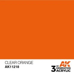 AK Interactive 3rd Gen Acrylic Orange 17ml