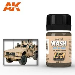 AK Interactive Wash For OIF & OEF - US Vehicles