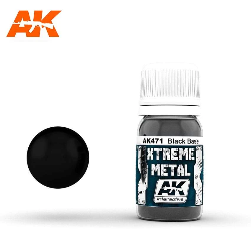 XTREME METAL BLACK BASE 30ML 1 XTREME METAL BLACK BASE 30ML