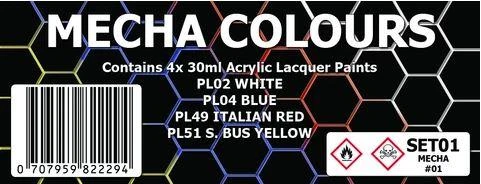 MECHA COLOUR SET 1 MECHA COLOUR SET
