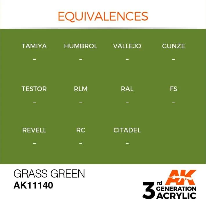 AK Interactive 3rd Gen Acrylic Grass Green 17ml 3 AK Interactive 3rd Gen Acrylic Grass Green 17ml - Image 3