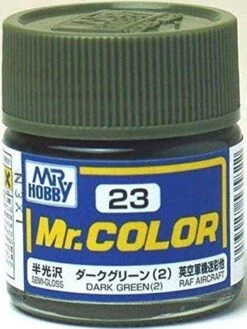 Mr. Hobby GNZ-C23 Semi-Gloss Dark Green (2) 10ml