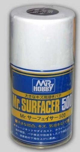 Bandai Mr. HOBBY SURFACER 500 - Gunze 100ml Aerosol Spray #B506 NEW 1 Bandai Mr. HOBBY SURFACER 500 - Gunze 100ml Aerosol Spray #B506 NEW