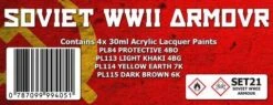 SOVIET WWII ARMOUR COLOUR SET