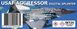 USAF AGGRESSOR : DIGITAL SPLINTER COLOUR SET