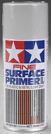 STEVENS Tamiya Fine Surface Primer Light Gray (180ml Spray)