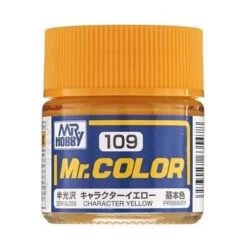 Mr. Hobby GNZ-C109 Semi Gloss Character Yellow 10ml
