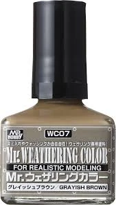 Bandai Mr Weathering Color WC07 - Grayish Brown
