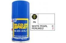 Mr. Hobby S151 Mr. Color Spray White Pearl (Gloss/Primary)