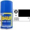 Mr. Hobby MR COLOR SPRAY 100ML STEEL METALLIC # 028