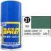 Mr. Hobby MR COLOR SPRAY 100ML DARK GRAY (1) SATIN GLOSS # 031