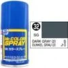 Mr. Hobby MR COLOR SPRAY 100ML DARK GRAY (2) SATIN GLOSS # 032
